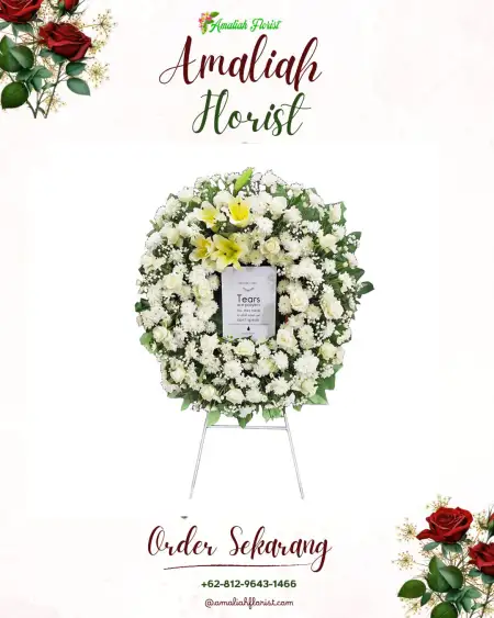 Krans Bunga Duka Kawasan Perkantoran Dago Bandung