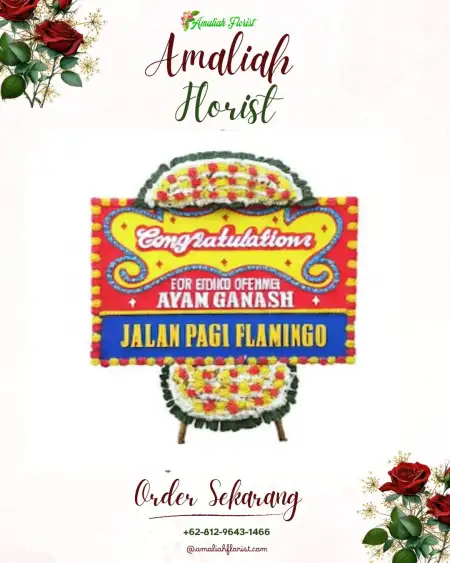 Sewa Papan Bunga Kawasan Perkantoran Dago Bandung